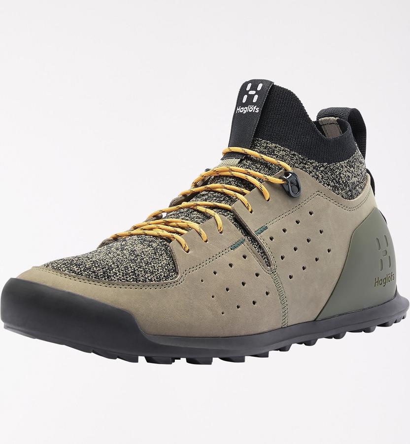 Haglöfs Mens Duality AT2 Hiking Shoes Brown/Yellow New Zealand 79501PUTO